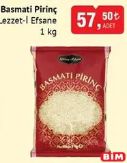 LEZZET-İ EFSANE BASMATİ PİRİNÇ 1 KG